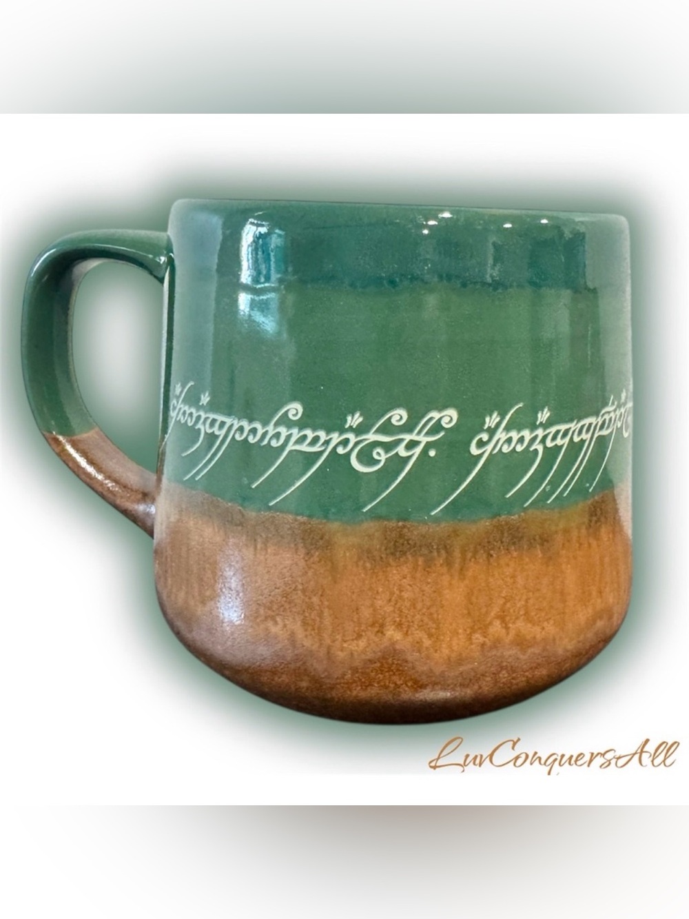 The Lord of The Rings Elven Script Glazed Mug